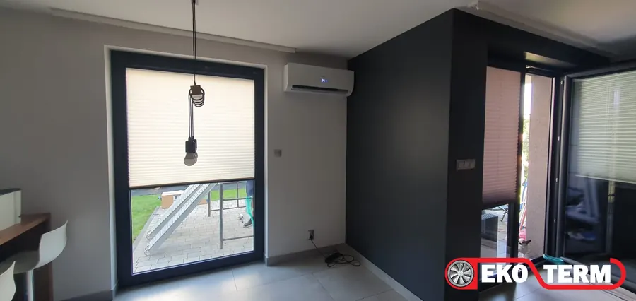 Klimatyzator w nowoczesnym wnętrzu